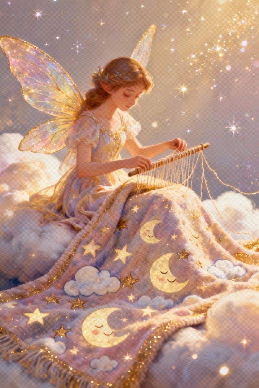A magical fairy weaving a blanket of sweet dreams (Seedream ...