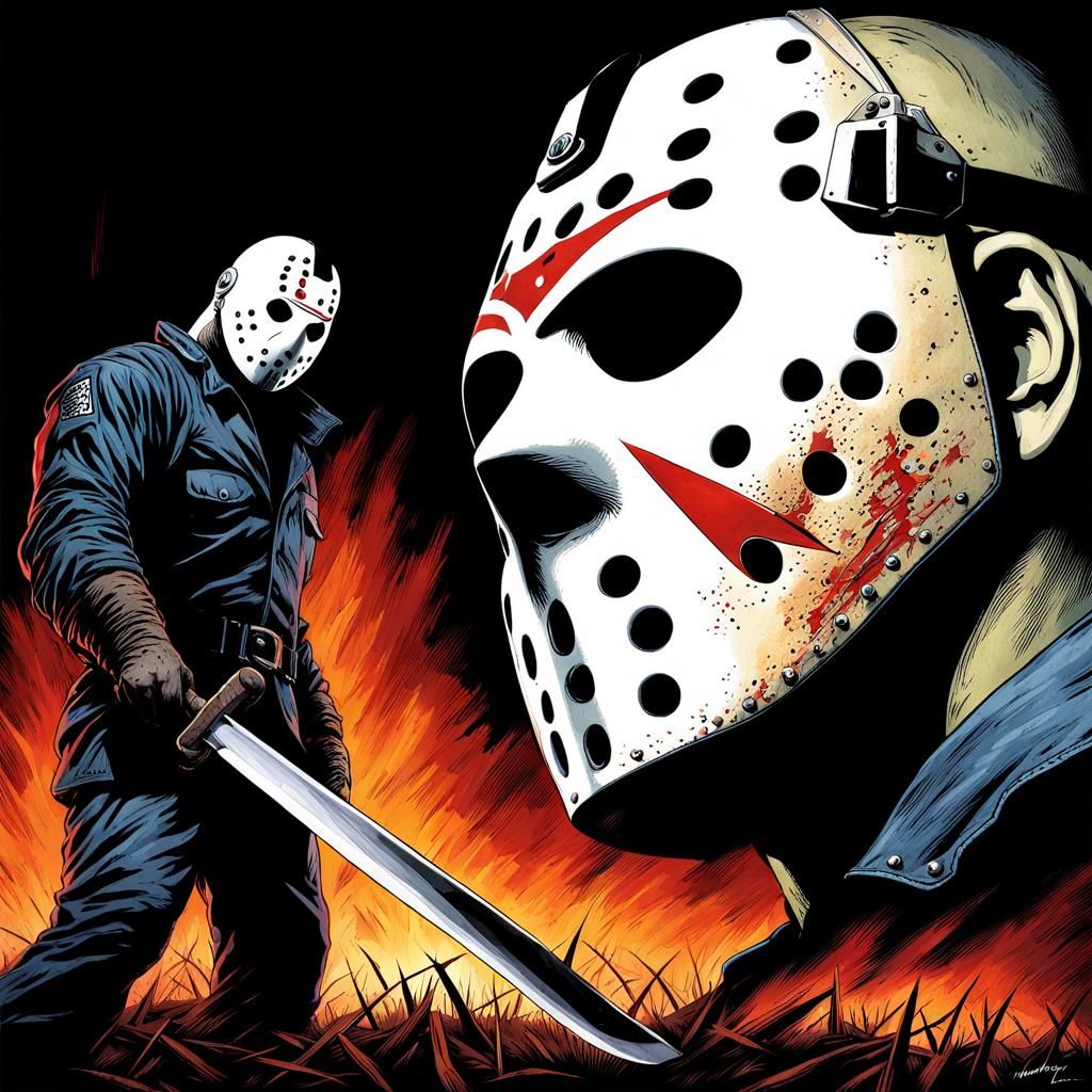 Jason Voorhees - AI Generated Artwork - NightCafe Creator