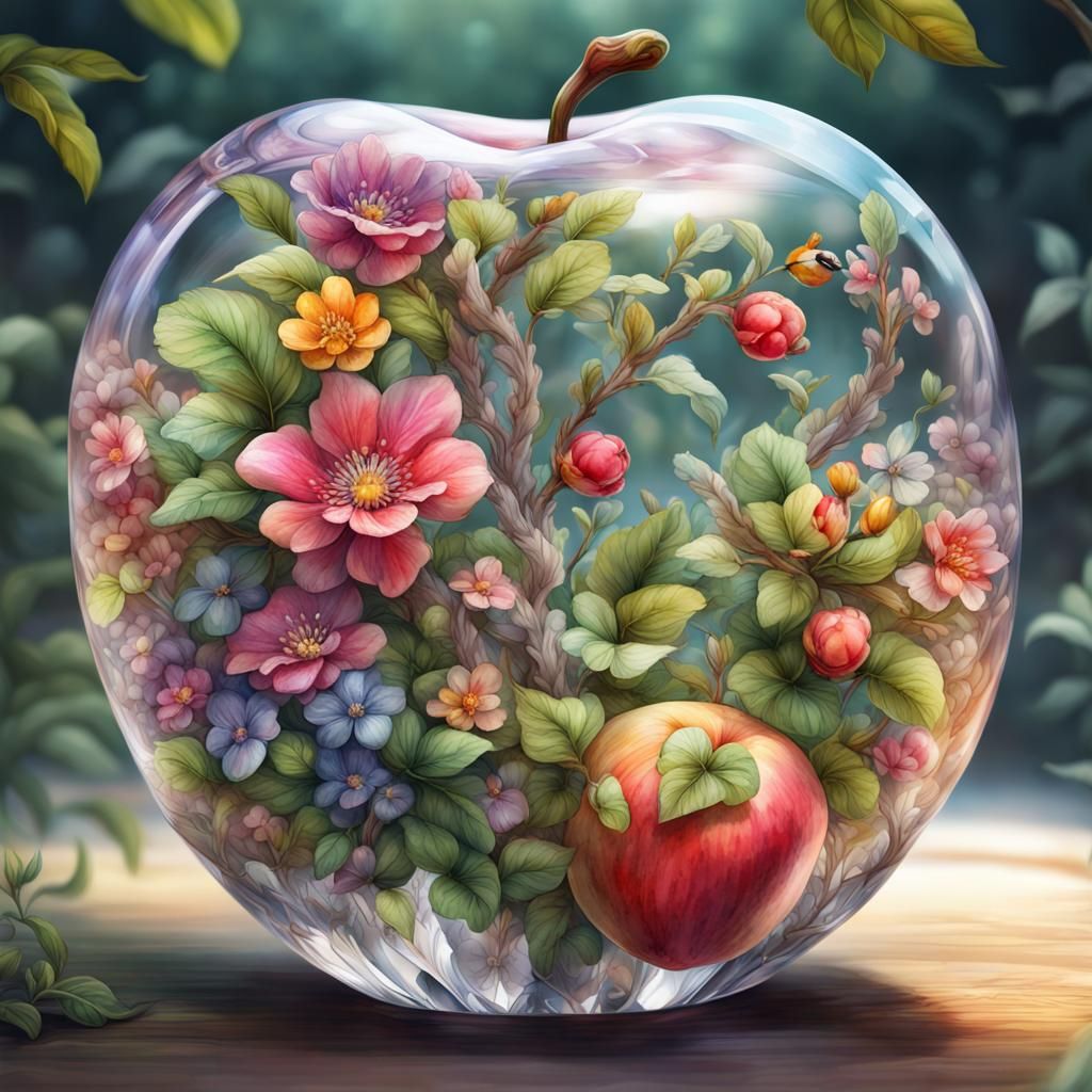 high quality, 8K Ultra HD, A garden with colorful flowers and plants