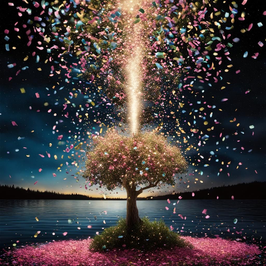 Sakura Confetti Geyser 