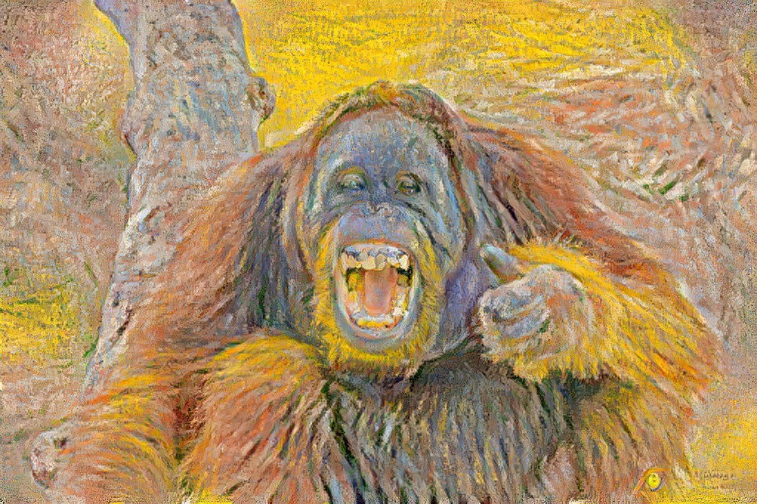 Orangutan by Vincent Van Gogh