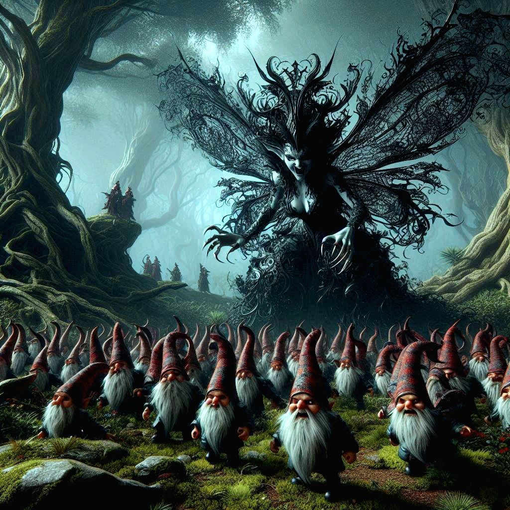 Bad fairy and gnomes