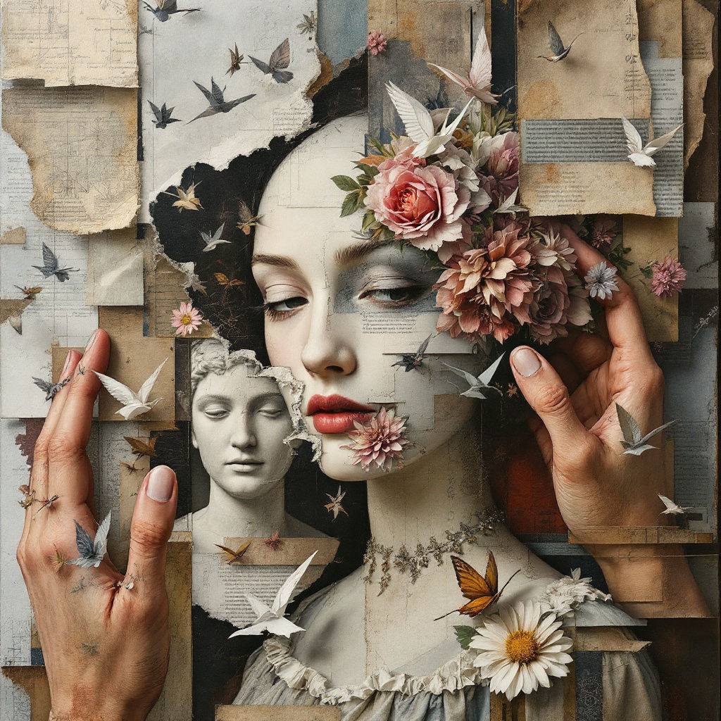 A Collage of Time and Texture