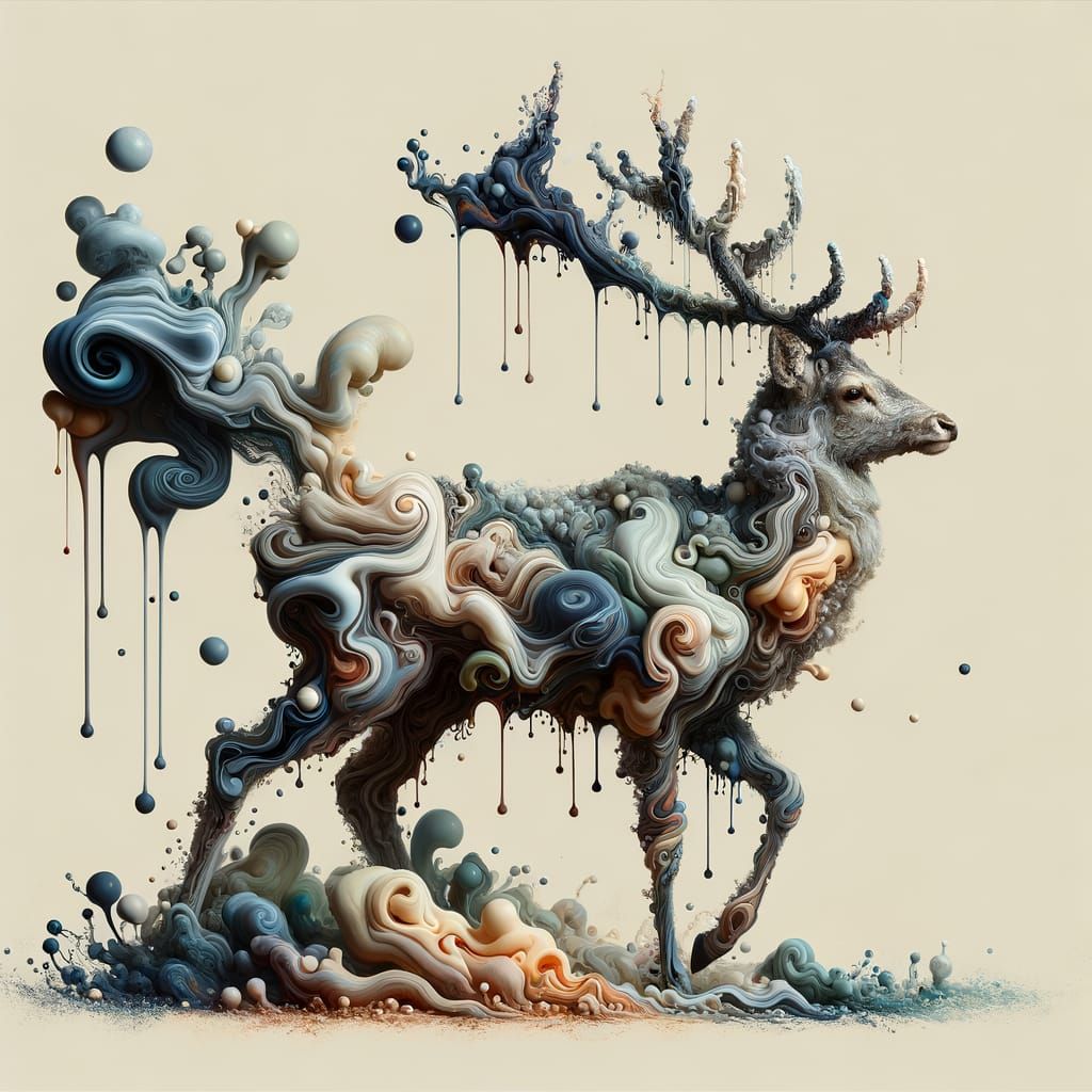 Mystical Deer  by @Gecko