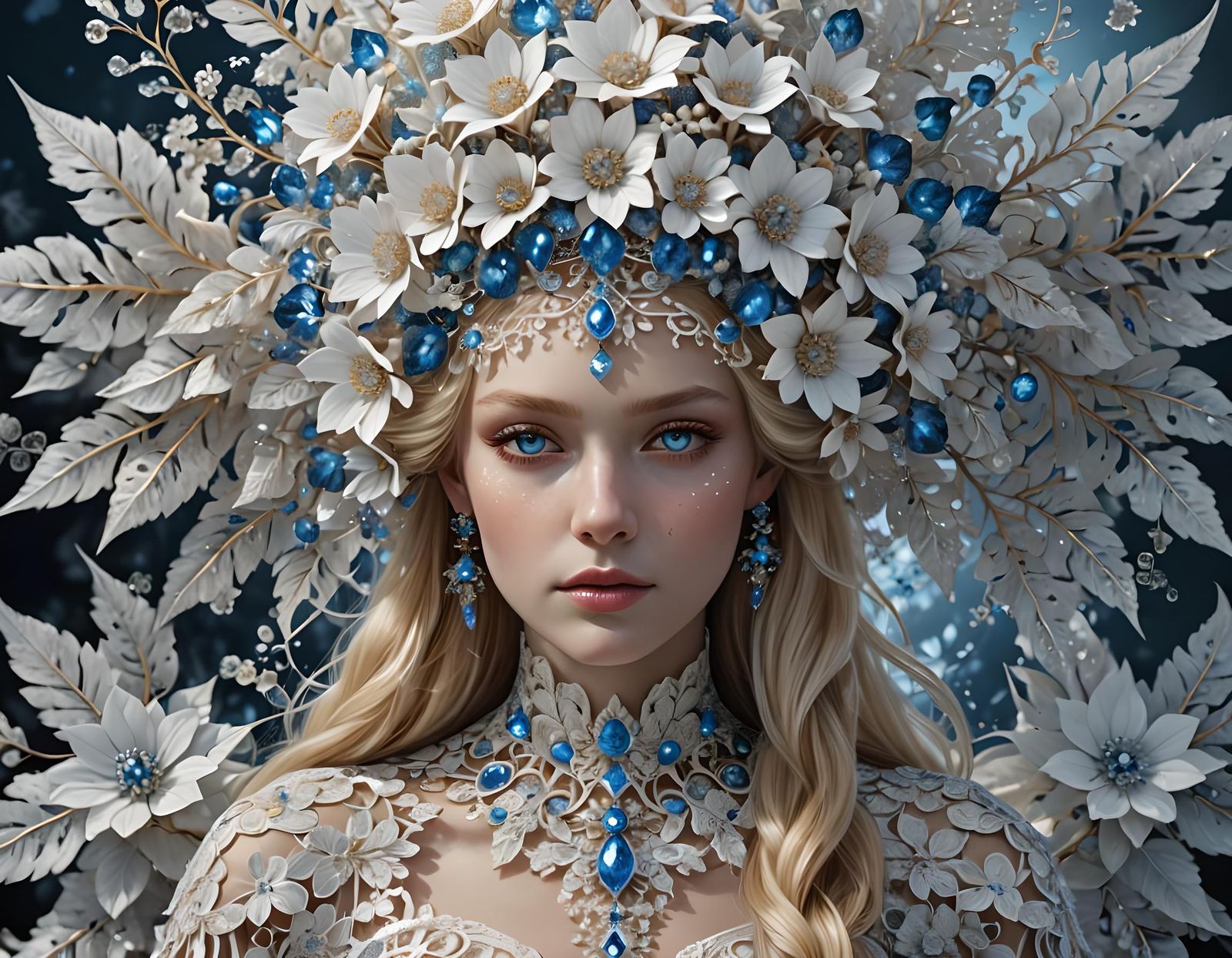 Floral festival, the Flower Queen. - AI Generated Artwork - NightCafe ...