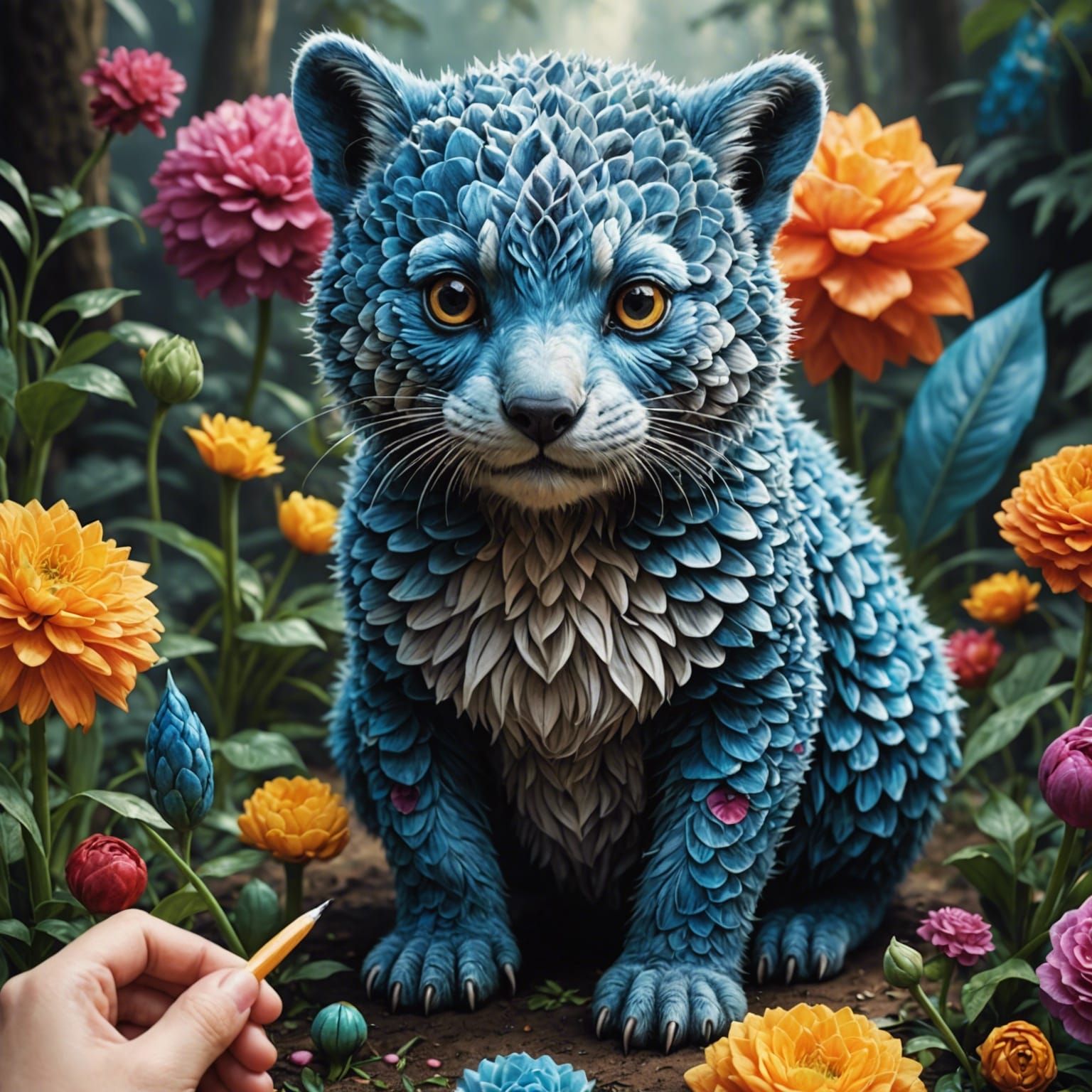 Hyperrealistic Fantasy Art with Super Crisp Details