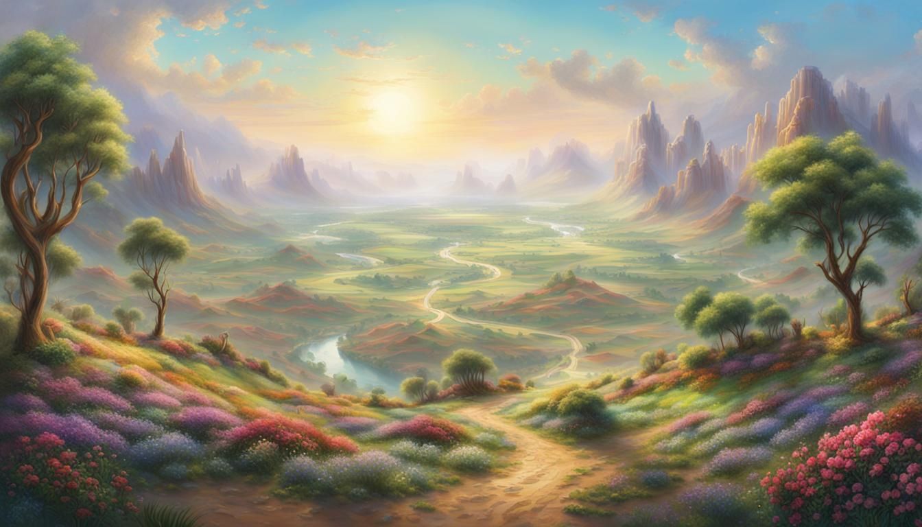 Oasis in a desert