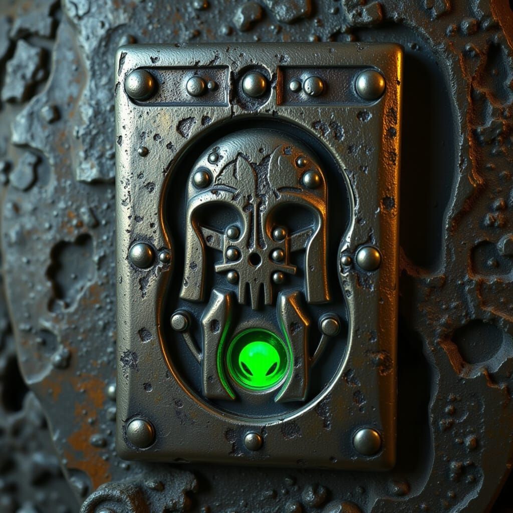 <lora:Ancient Aliens:1.0> ancient stone switches with alien symbols