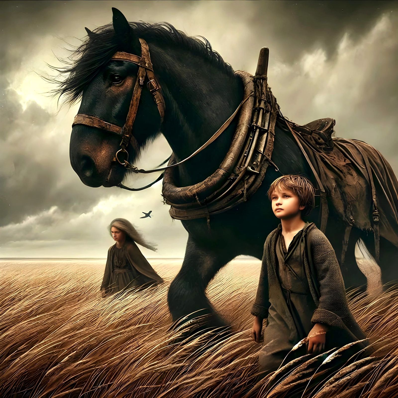 harnessed and weathered