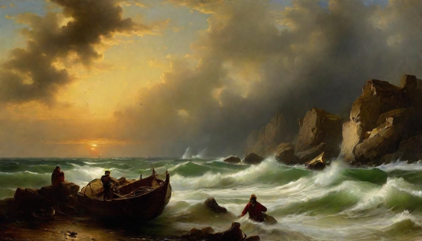 In the style of Andreas Achenbach