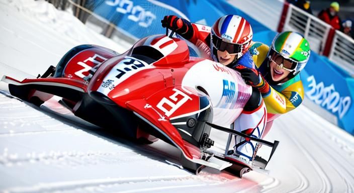 Bobsleigh Action Shot