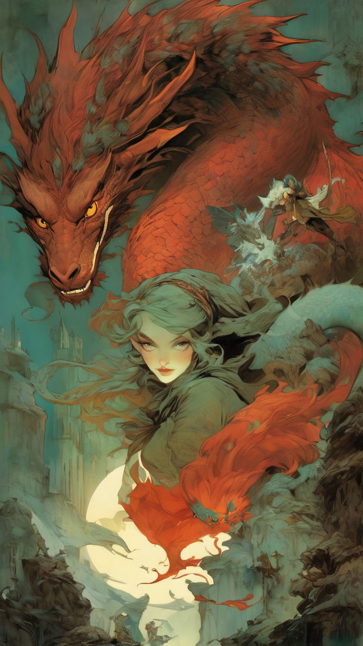 Vintage Fantasy Pin Up