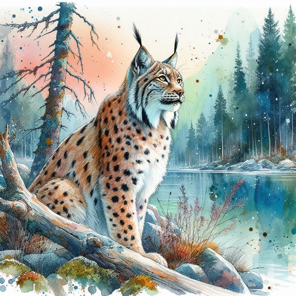 Lynx by the Lake