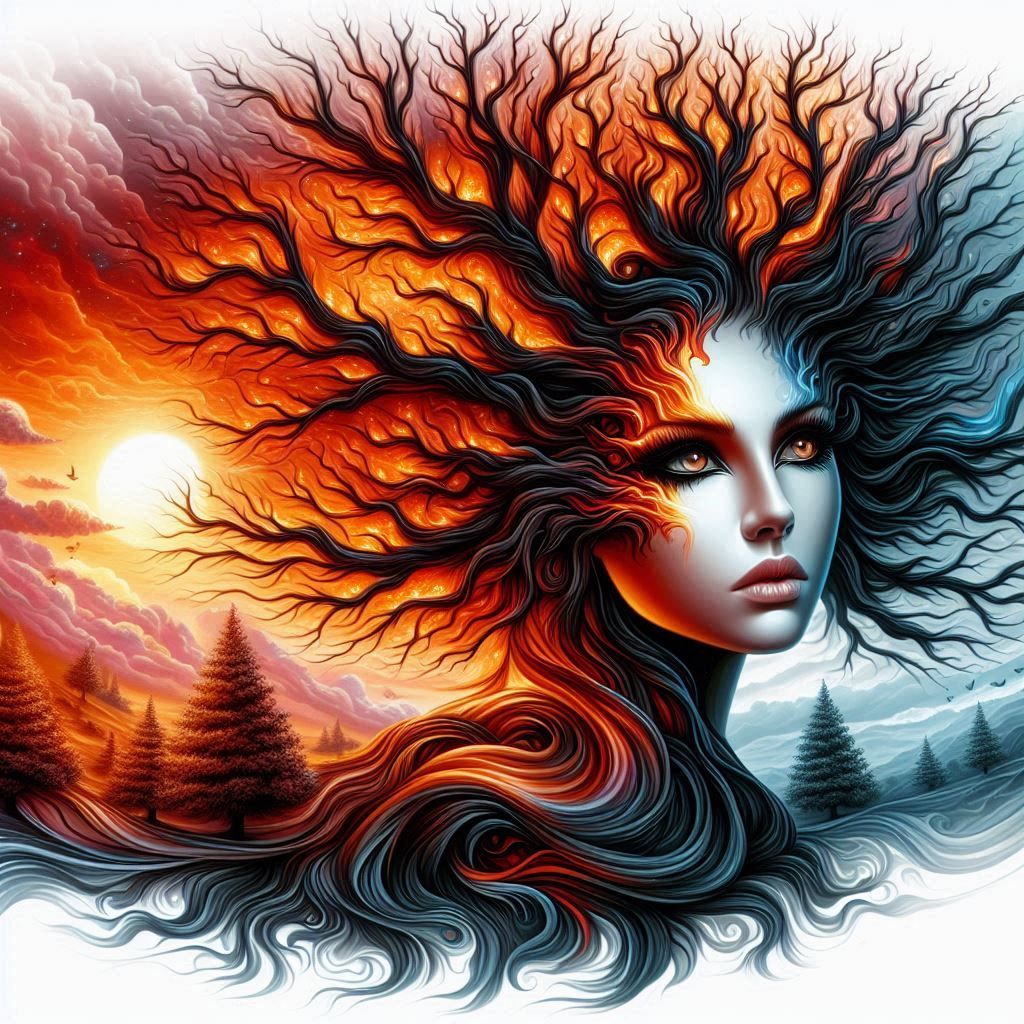 Fire Tree Woman