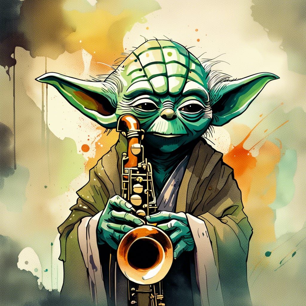 🎶 Yoda Playing the Sax 🎷