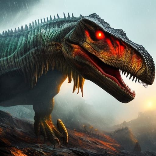 T Rex - AI Generated Artwork - NightCafe Creator