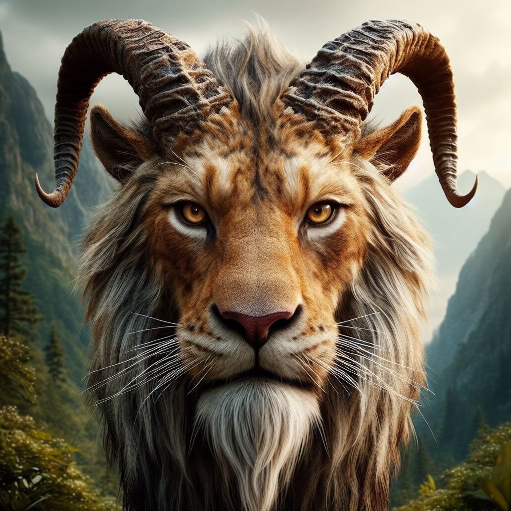 Lion goat  by @Aia