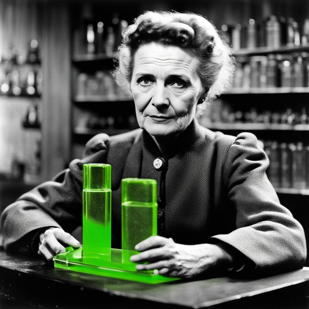 Marie Curie - Pioneer in Radioactivity   by @Artista