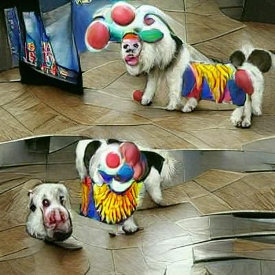 clown dog