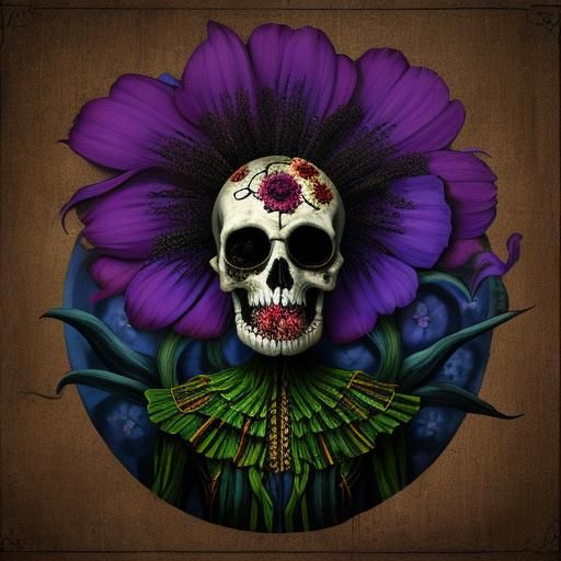 VOODOO EVIL FLOWERS  surrealism 