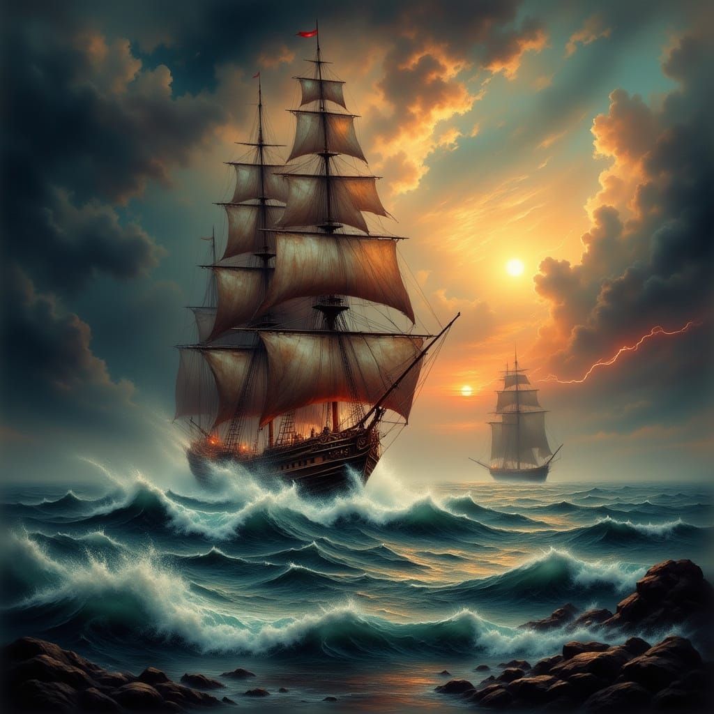 ספינה לפני הסערה. השקט שלפני הסערה