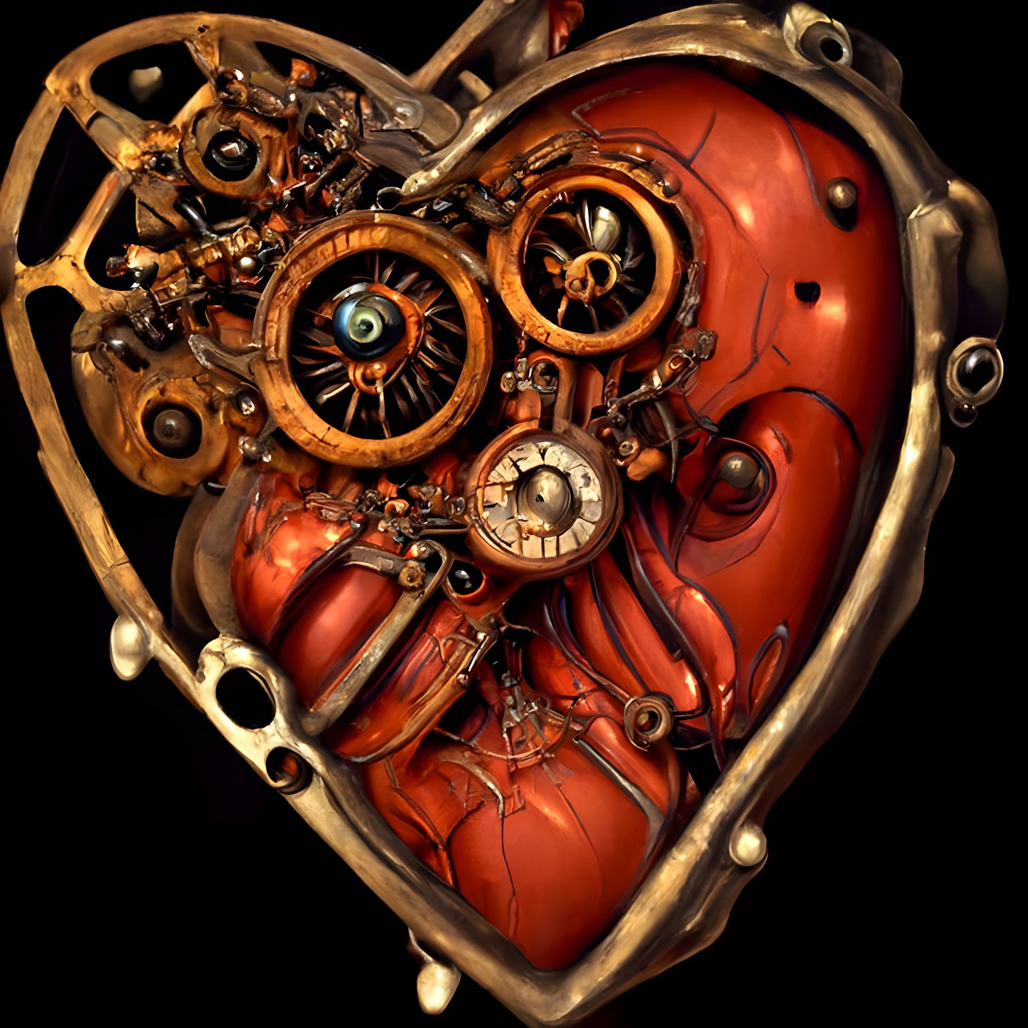 Clockwork Heart r/nightcafe