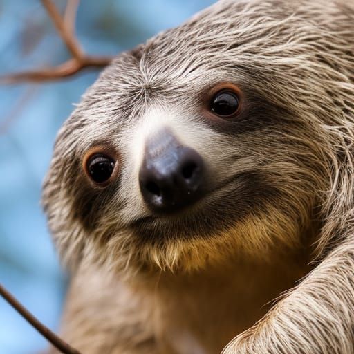 Sloth Portrait