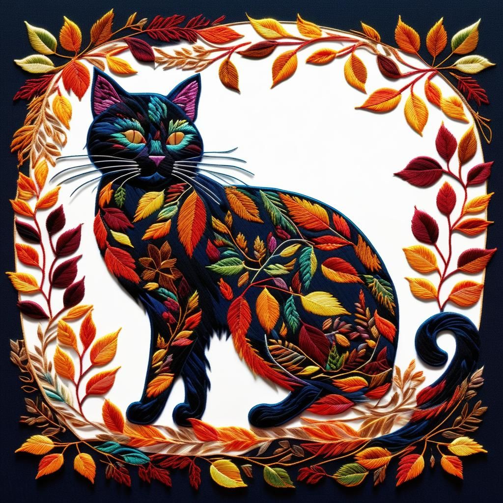 Embroidery - AI Generated Artwork - NightCafe Creator