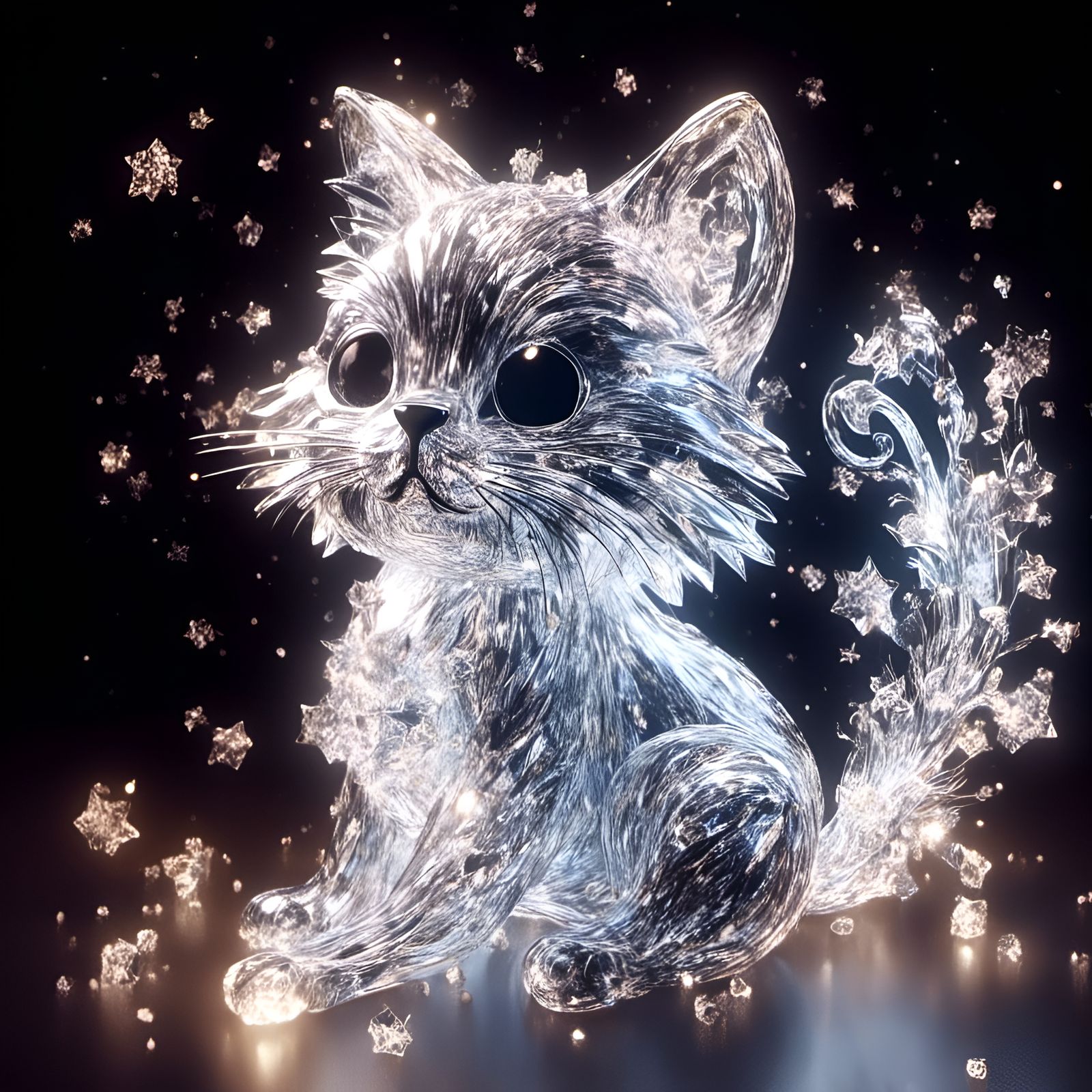 crystal cat