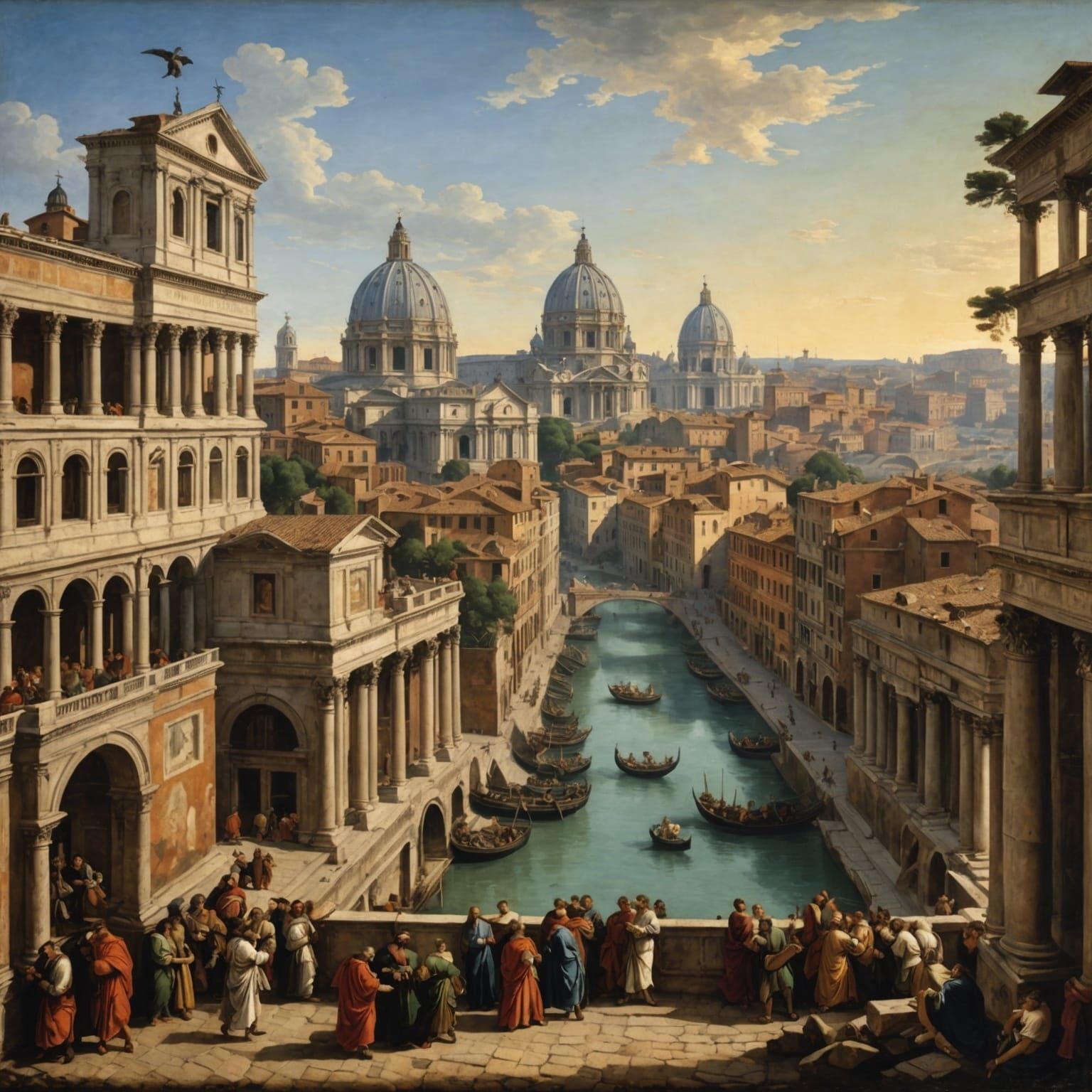 renaissance painting of Rome