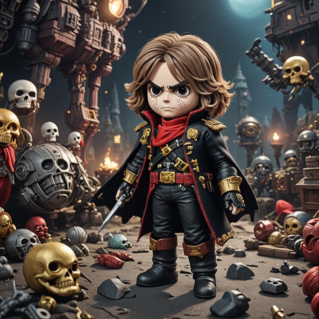 Captain harlock amigurumi style