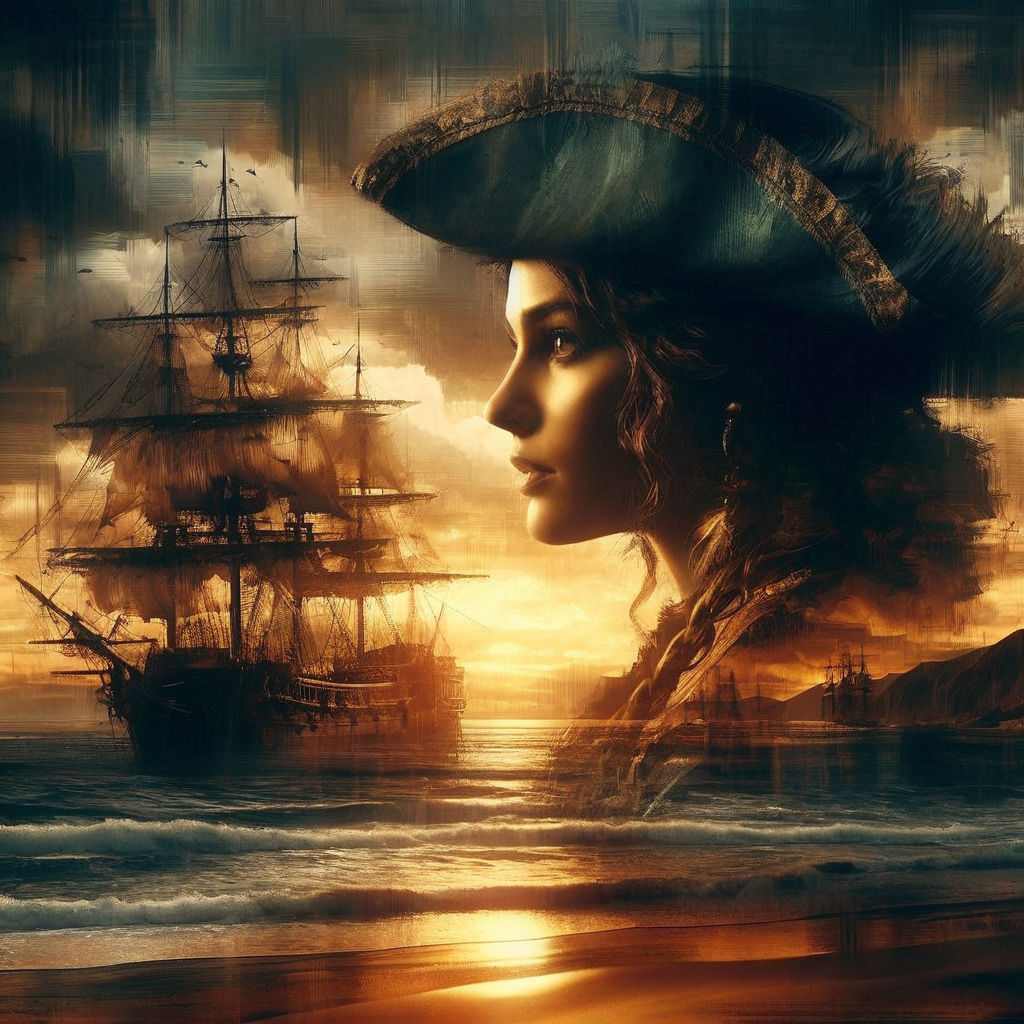 Double exposure Pirate