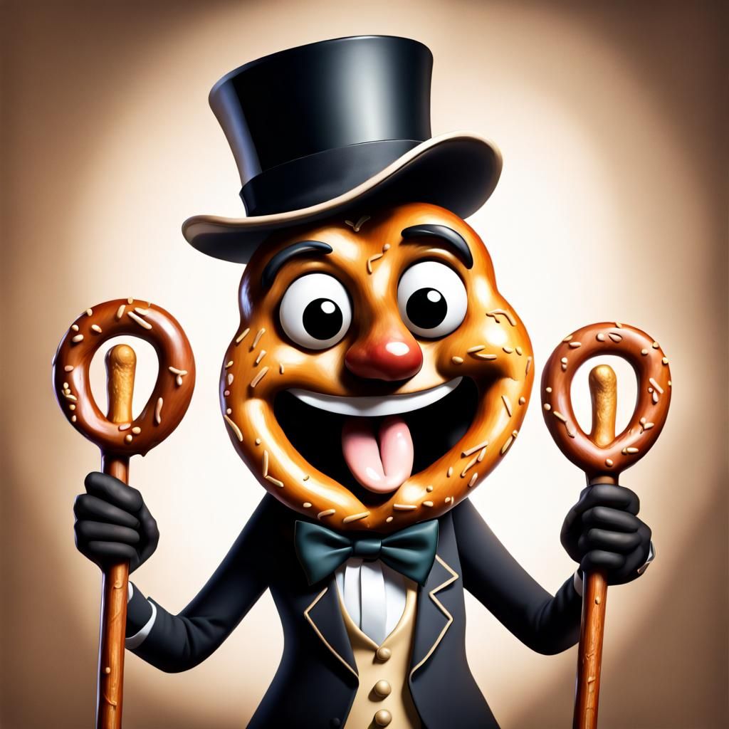 Mr. Pretzel AI Generated Artwork NightCafe Creator