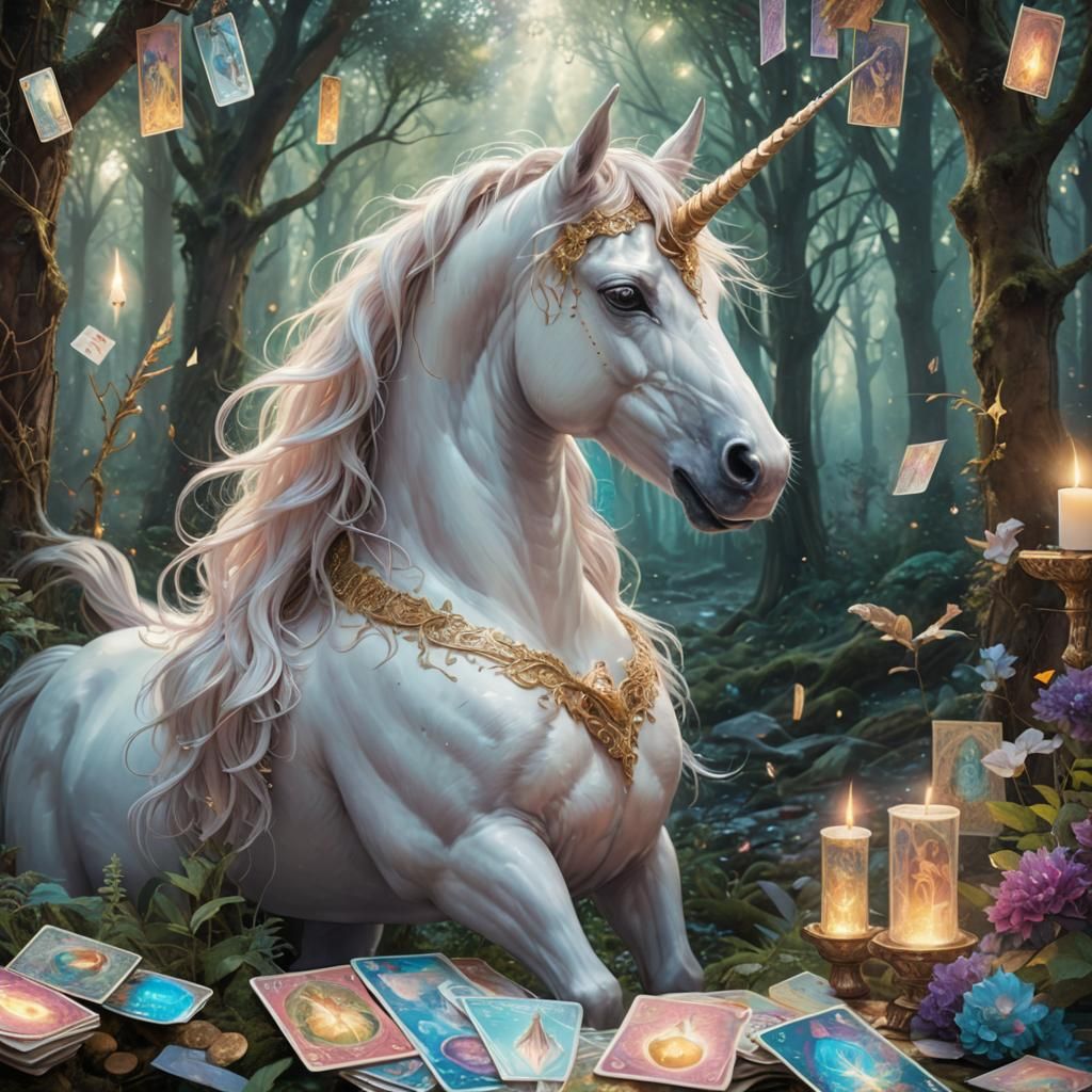 Tarot Card Unicorn