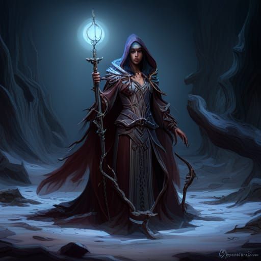 Warlock or Wizard? - AI Generated Artwork - NightCafe Creator