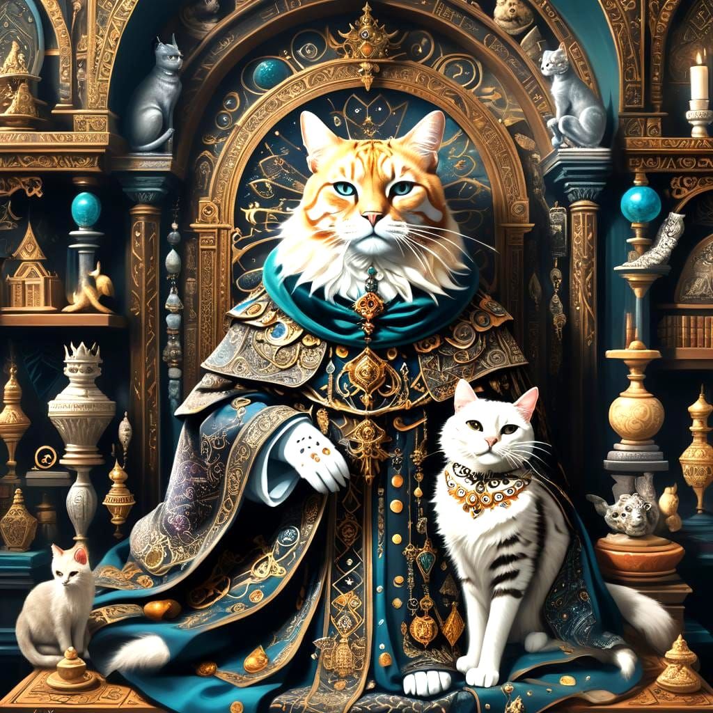 Royal Cat Family 😸