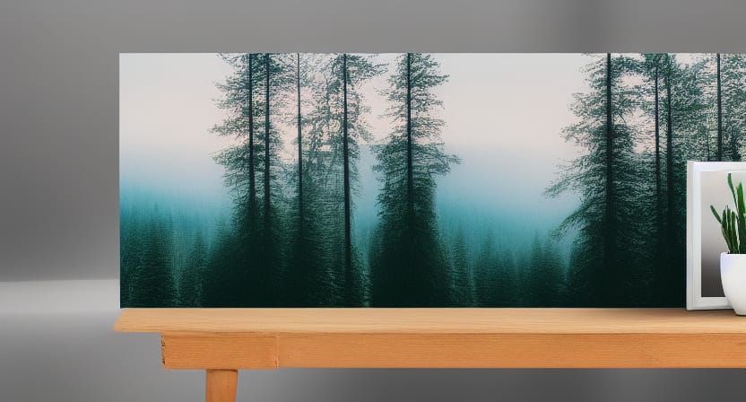 matte print landscape