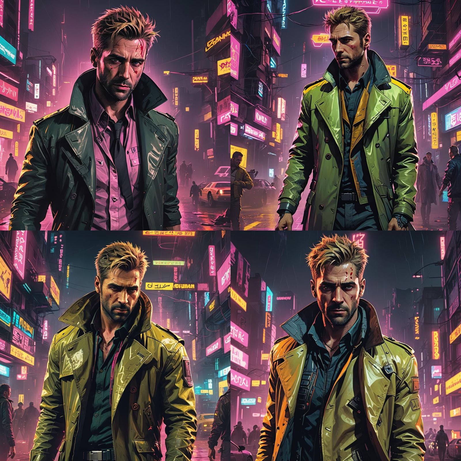 Constantine in cyberpunk