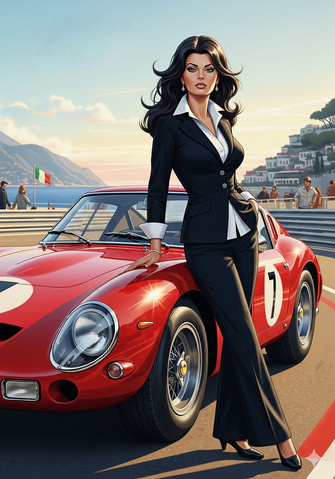 Eleganza! #4: Sophia Loren and the Ferrari 250 GTO