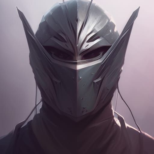 dark ninja mask - AI Generated Artwork - NightCafe Creator