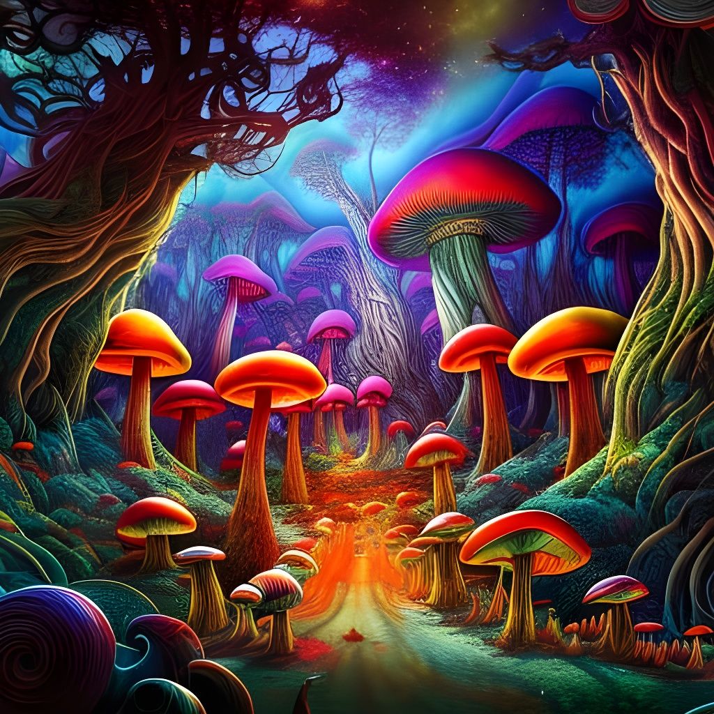 Magic Forest - AI Generated Artwork - NightCafe Creator