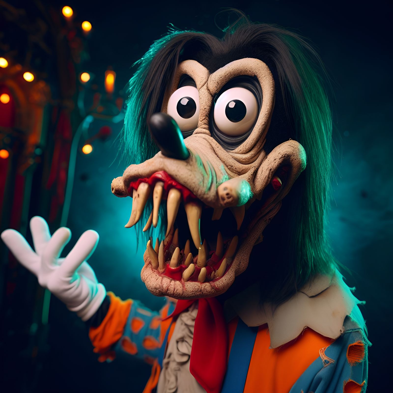 Daily Disney Dall-E After Dark: Dogs Gone Goofy