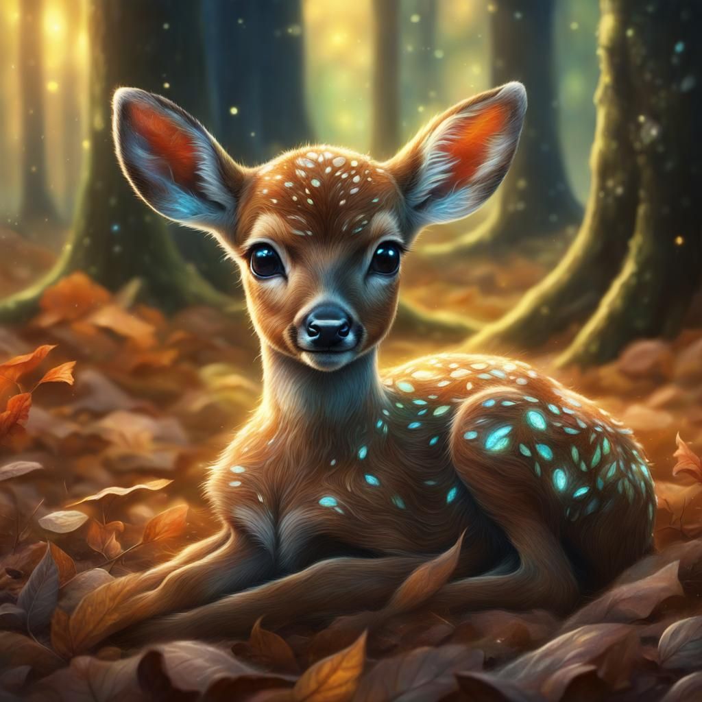 Baby deer   by @Artistic Affair