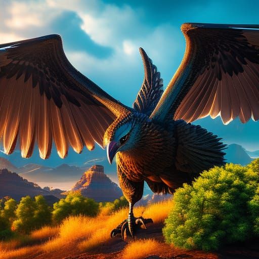 Gryphon king - AI Generated Artwork - NightCafe Creator