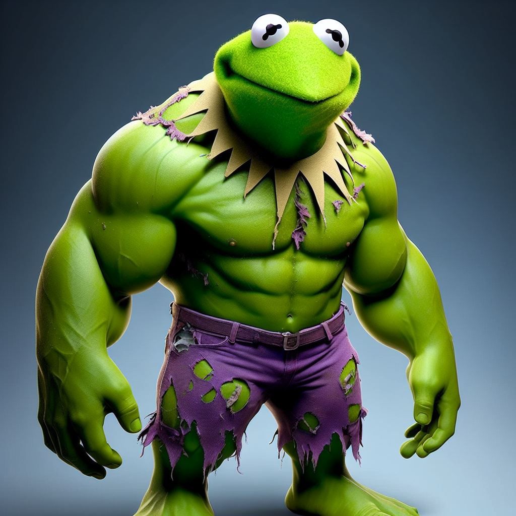 The incredible frog.... Kermit SMASH!