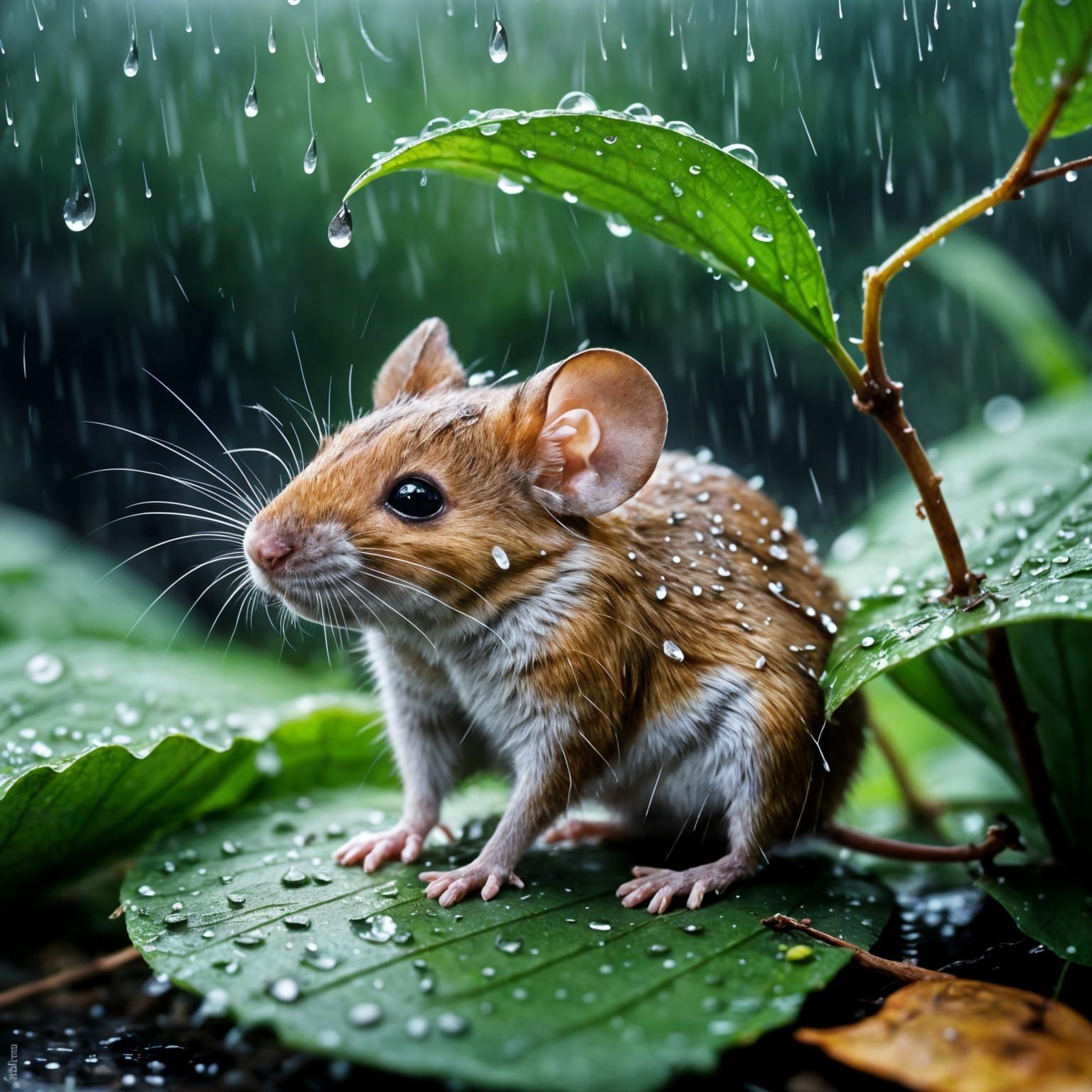 Summer rain  by @RedPixie