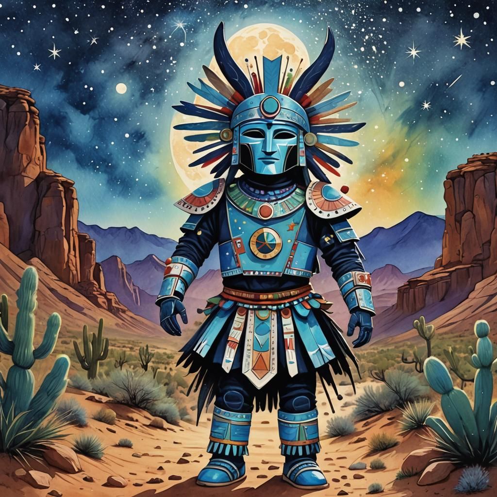 Blue Star Kachina