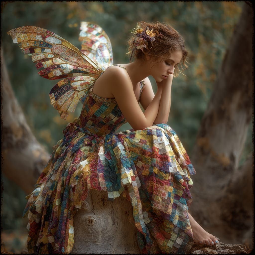 Patchwork Fairy  by @Suz