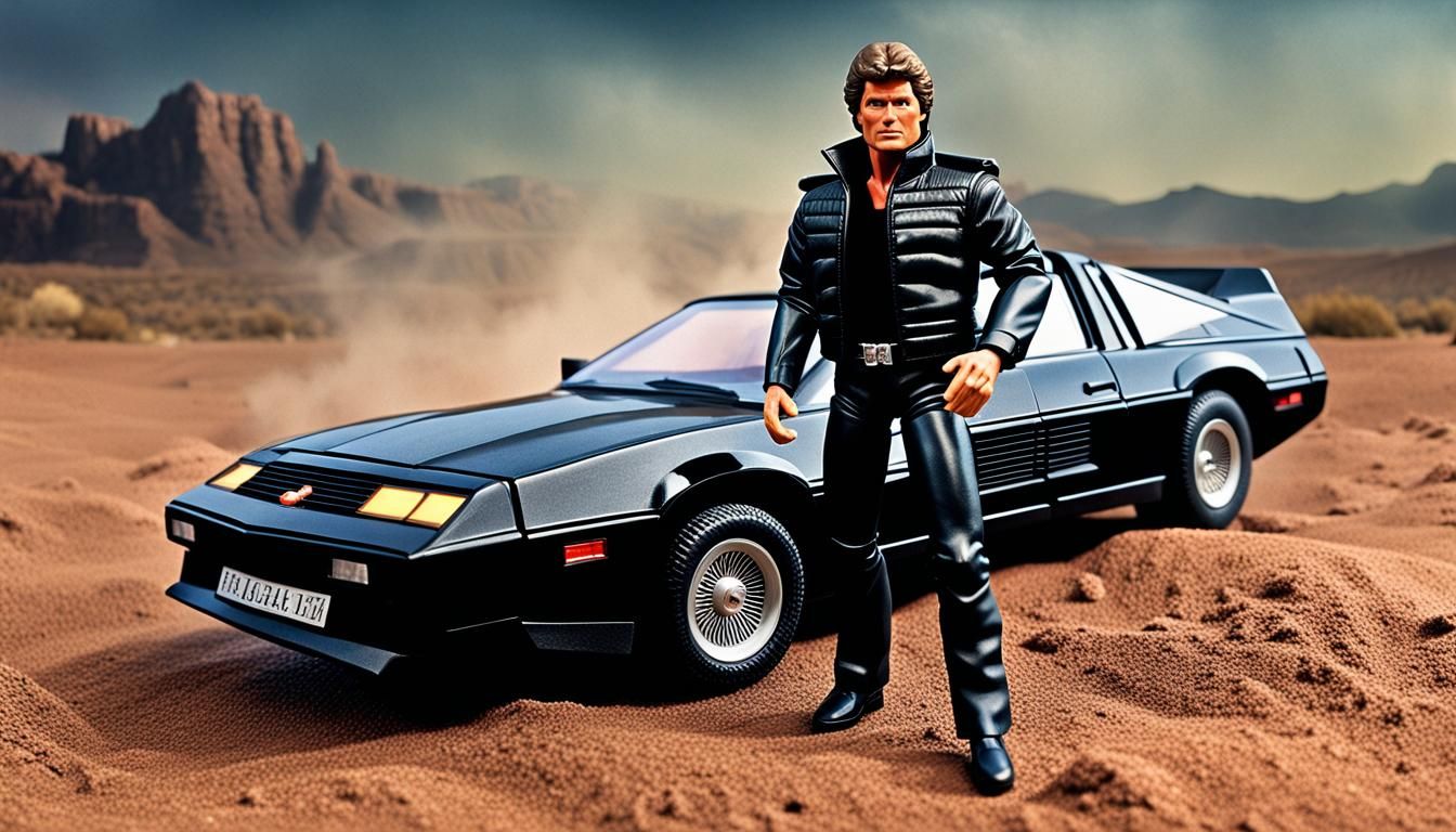Knight Rider action figure  by @CloudIsle