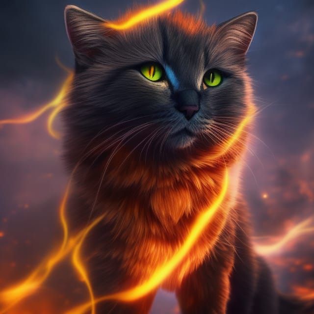 Spirit Cat  by @Glitch